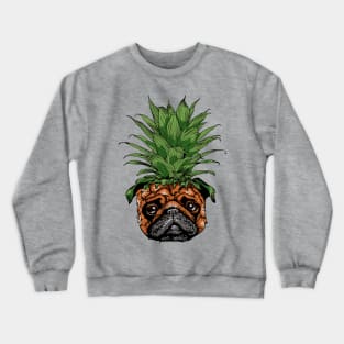 Pineapple Pug Crewneck Sweatshirt